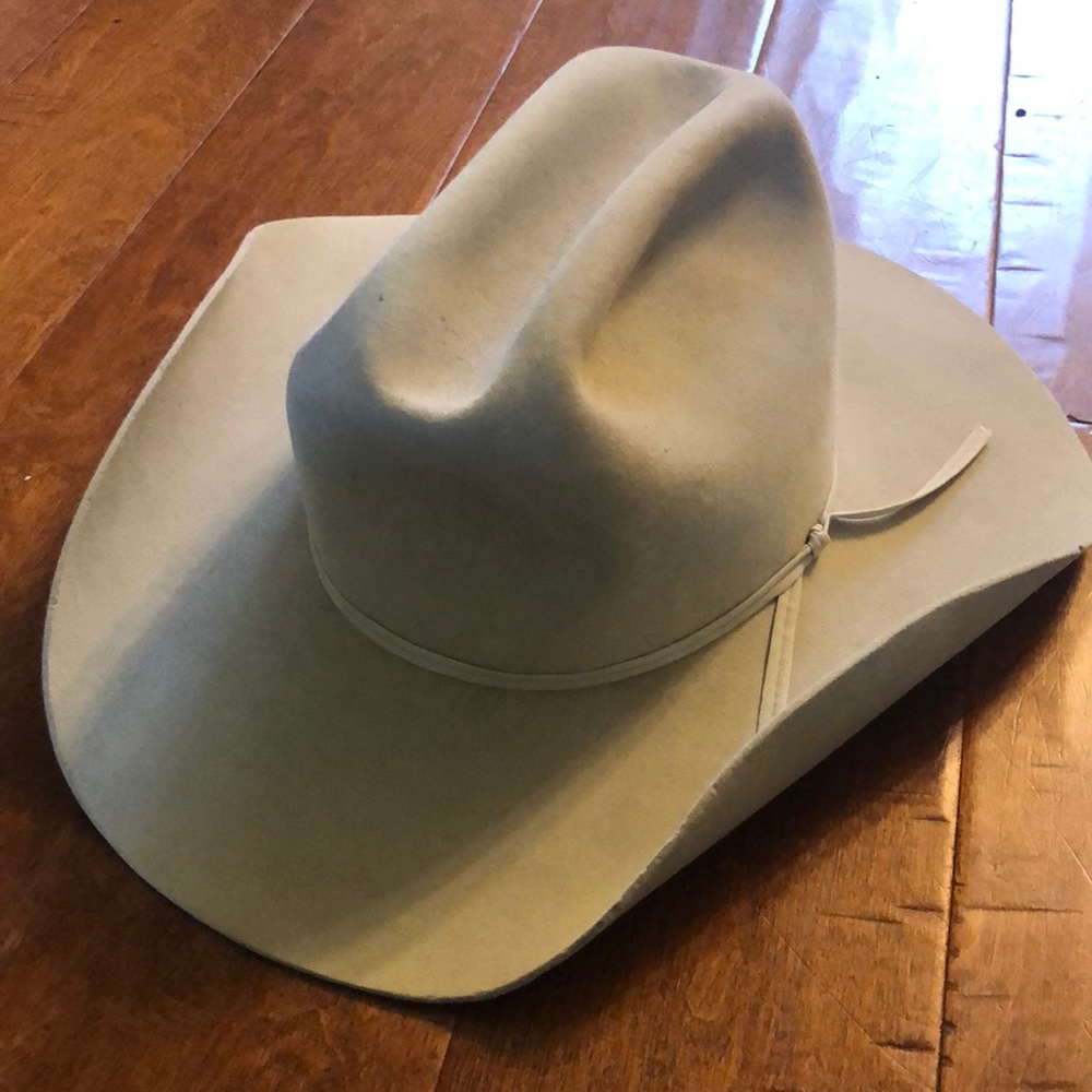 Resistol 4XXXX Beaver tan cowboy hat